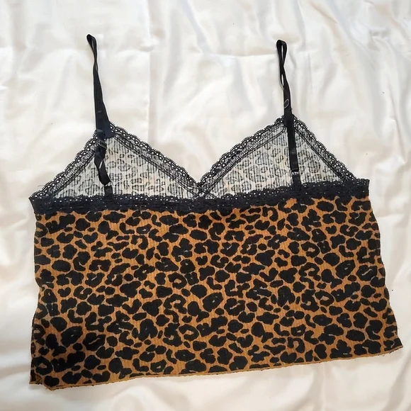 Wild Fable Leopard Lace Trim Chemise - Picture 9 of 10